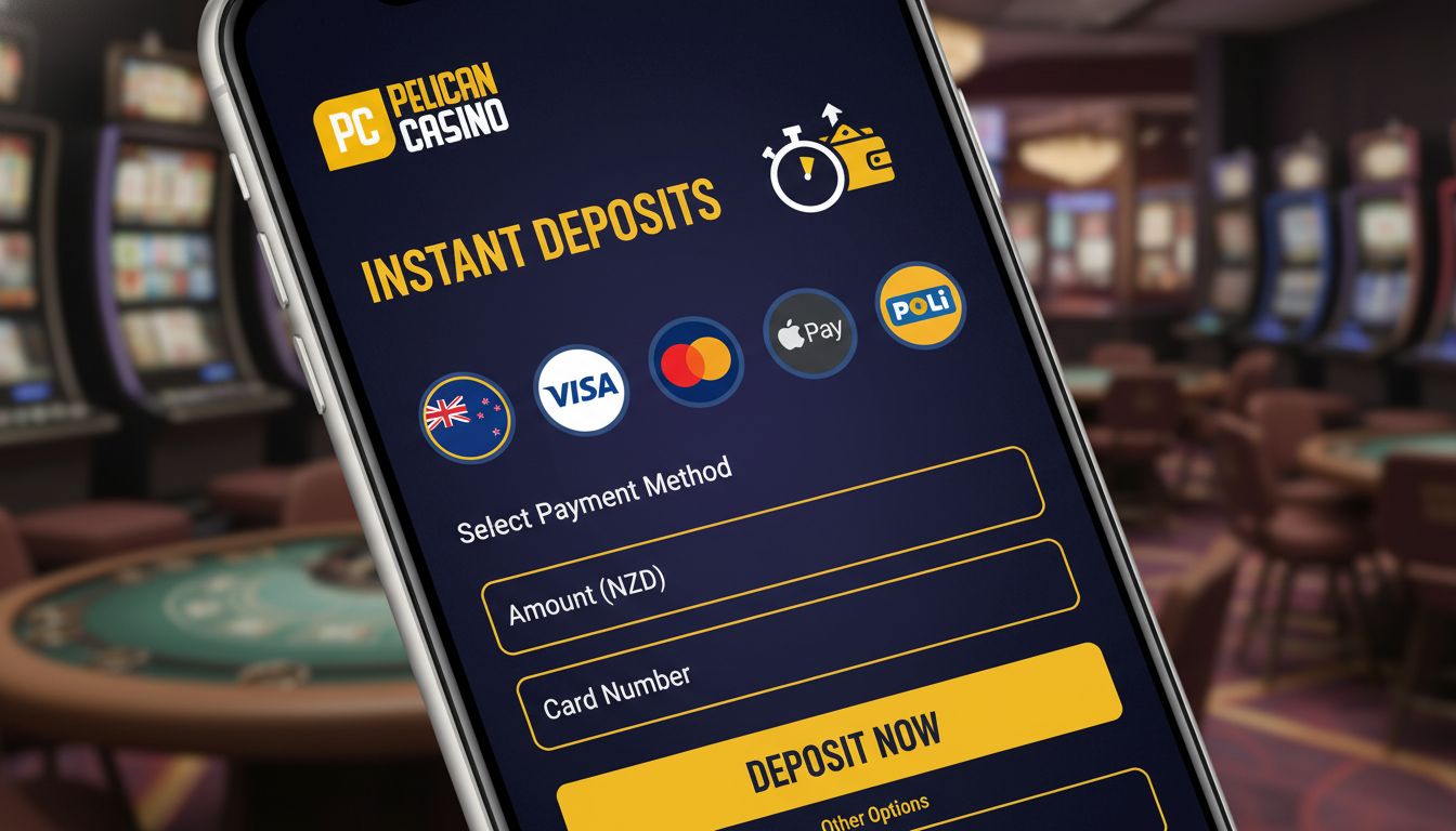 Pelican Casino mobilne płatności i wypłaty na telefonie